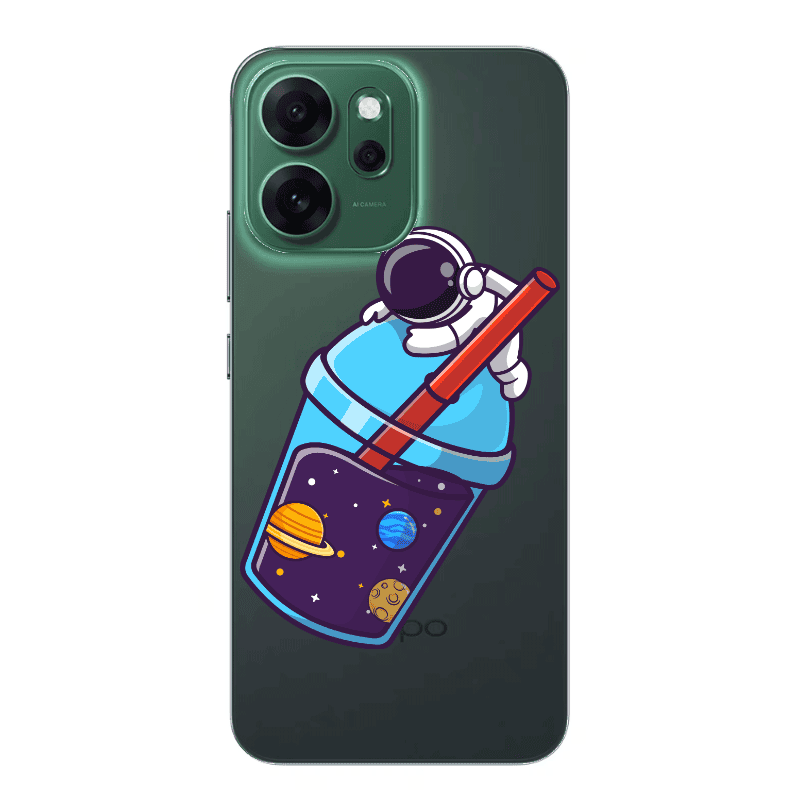 Oppo 14 F Longing in space Transparent Silicone TPU Θήκη