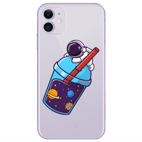 Apple iPhone 11  Longing in space Transparent Silicone TPU Θήκη