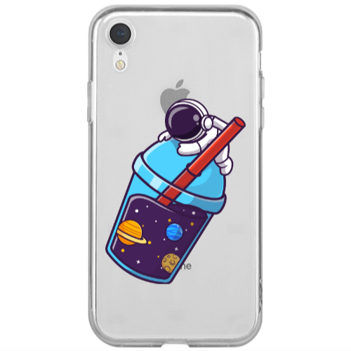 Apple iPhone Xr Longing in space Transparent Silicone TPU Θήκη