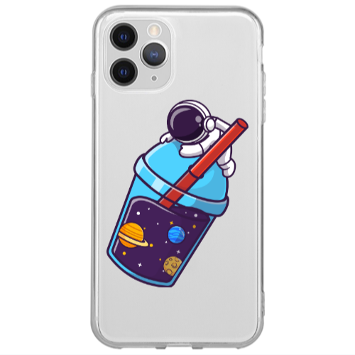 Apple iPhone 13 Pro Max Longing in space Transparent Silicone TPU Θήκη