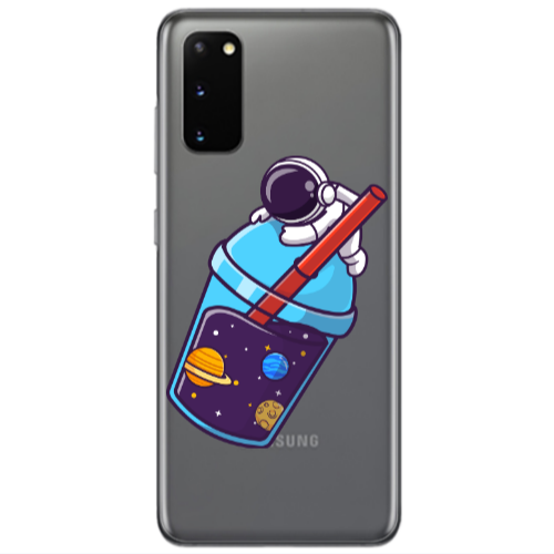 Samsung S20 Longing in space Transparent Silicone TPU Θήκη