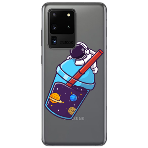 Samsung S20 Ultra Longing in space Transparent Silicone TPU Θήκη