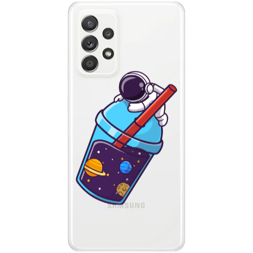 Samsung A53 Longing in space Transparent Silicone TPU Θήκη