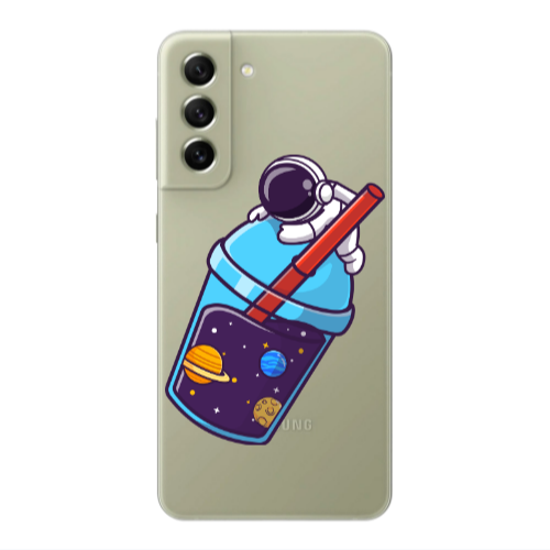 Samsung S22 Plus Longing in space Transparent Silicone TPU Θήκη