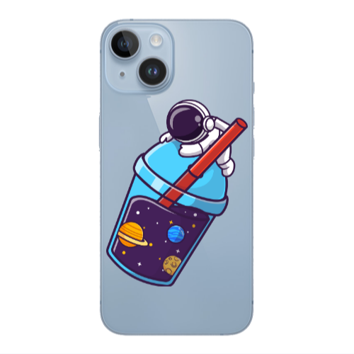 Apple iPhone 14 Plus Longing in space Transparent Silicone TPU Θήκη