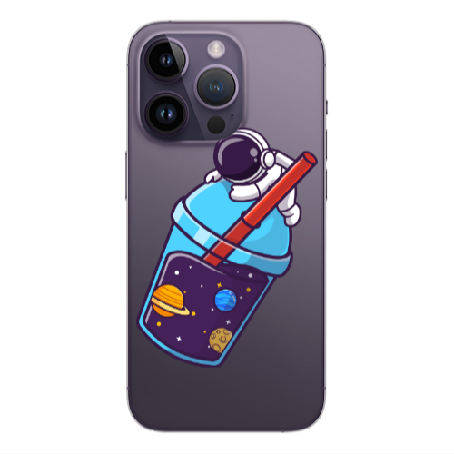 Apple iPhone 14 Pro  Longing in space Transparent Silicone TPU Θήκη