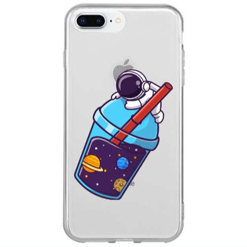 Apple iPhone 7 Plus Longing in space Transparent Silicone TPU Θήκη