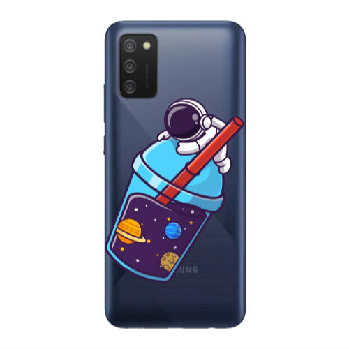 Samsung A03S Longing in space Transparent Silicone TPU Θήκη
