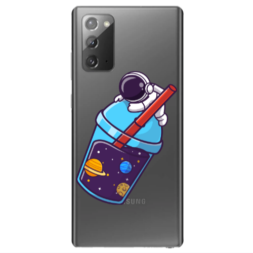 Samsung Note 20 Longing in space Transparent Silicone TPU Θήκη