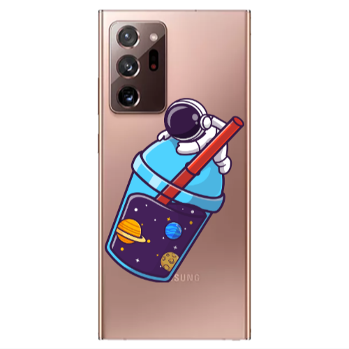 Samsung Note 20 Ultra Longing in space Transparent Silicone TPU Θήκη