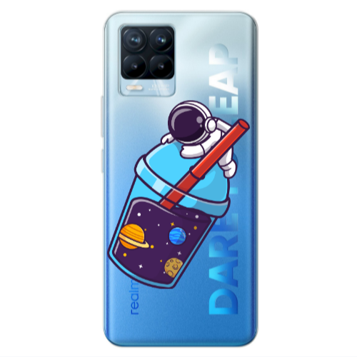 Realme 8 Pro Longing in space Transparent Silicone TPU Θήκη