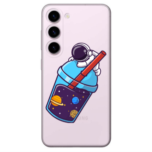 Samsung S23 Plus Longing in space Transparent Silicone TPU Θήκη