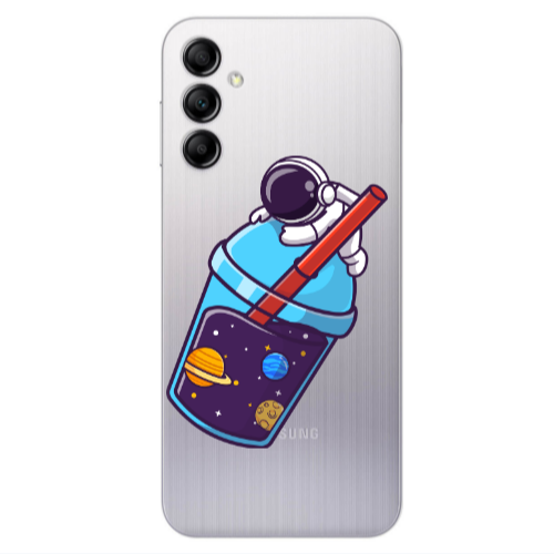Samsung A14 5G Longing in space Transparent Silicone TPU Θήκη