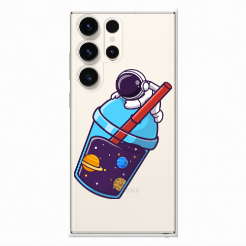 Samsung S23 Ultra Longing in space Transparent Silicone TPU Θήκη