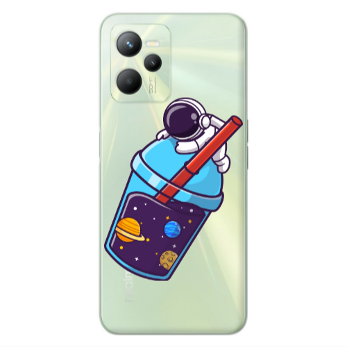 Realme C35 Longing in space Transparent Silicone TPU Θήκη