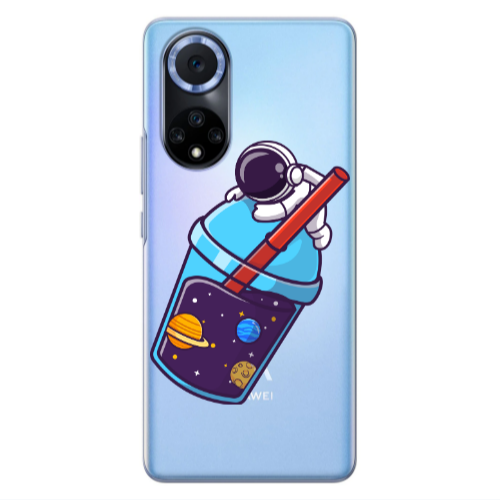 Huawei Nova 9 Longing in space Transparent Silicone TPU Θήκη
