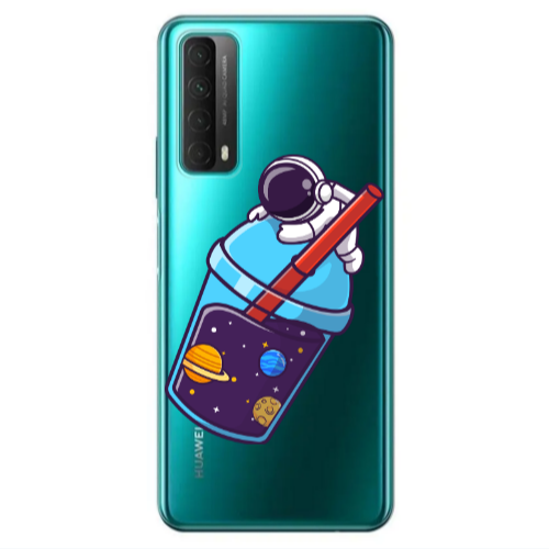 Huawei P Smart 2021 Longing in space Transparent Silicone TPU Θήκη