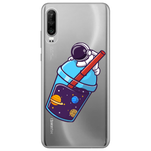 Huawei P30 Longing in space Transparent Silicone TPU Θήκη