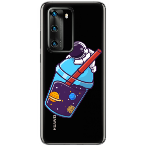 Huawei P40 Longing in space Transparent Silicone TPU Θήκη