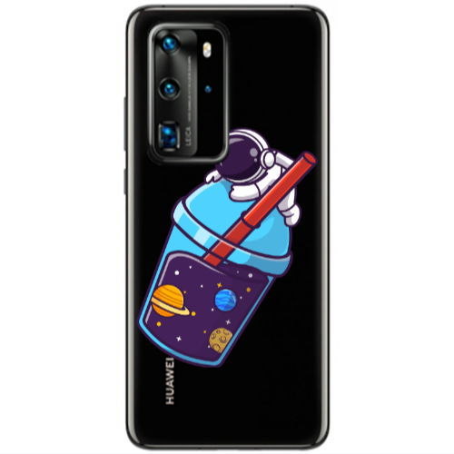 Huawei P40 Pro Longing in space Transparent Silicone TPU Θήκη