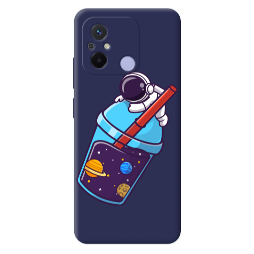 Xiaomi Redmi 12C Longing in space Dark blue Colored Silicone TPU Θήκη