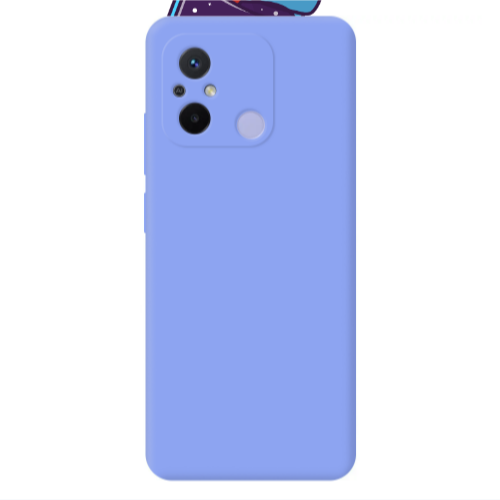 Xiaomi Redmi 12C Longing in space Light Purple Colored Silicone TPU Θήκη