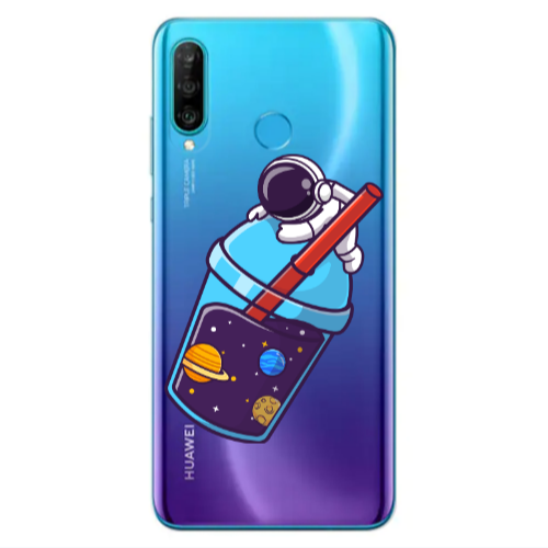 Huawei P30 Lite Longing in space Transparent Silicone TPU Θήκη