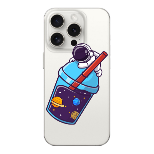 Apple iPhone 15 Pro Max Longing in space Transparent Silicone TPU Θήκη