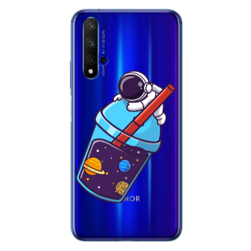 Huawei Nova 5 T Longing in space Transparent Silicone TPU Θήκη