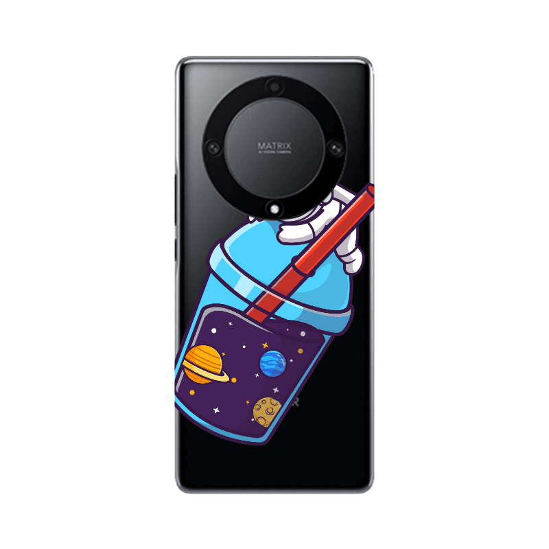 Honor Magic5 Lite 5G Longing in space Transparent Silicone TPU Θήκη