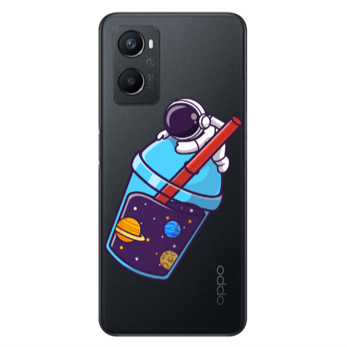 Oppo A 96 Longing in space Transparent Silicone TPU Θήκη