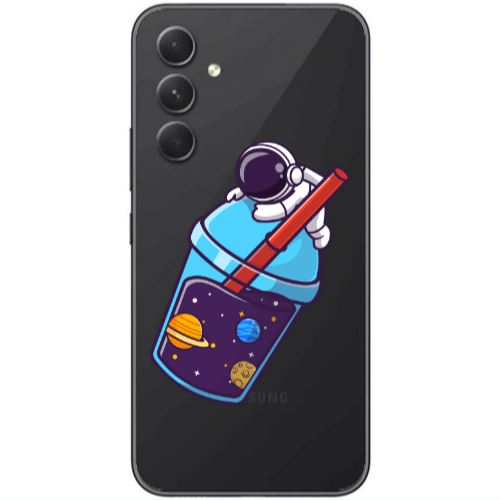 Samsung  Galaxy A05s Longing in space Transparent Silicone TPU Θήκη