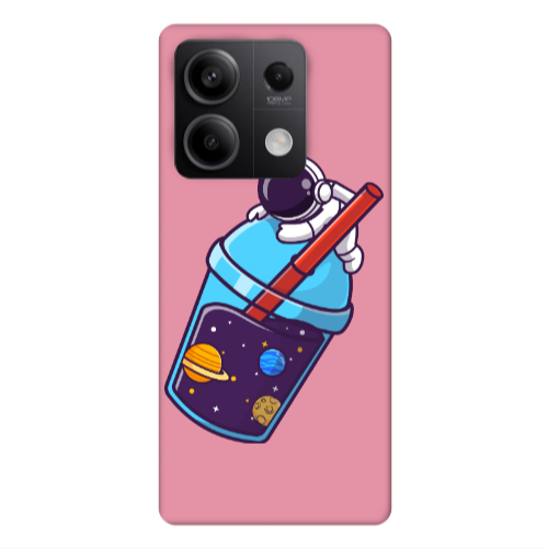 Xiaomi Redmi Note 13Pro 5G Longing in space Pink Colored Silicone TPU Θήκη
