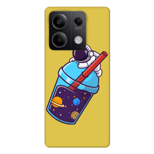 Xiaomi Redmi Note 13Pro 5G Longing in space Yellow Colored Silicone TPU Θήκη