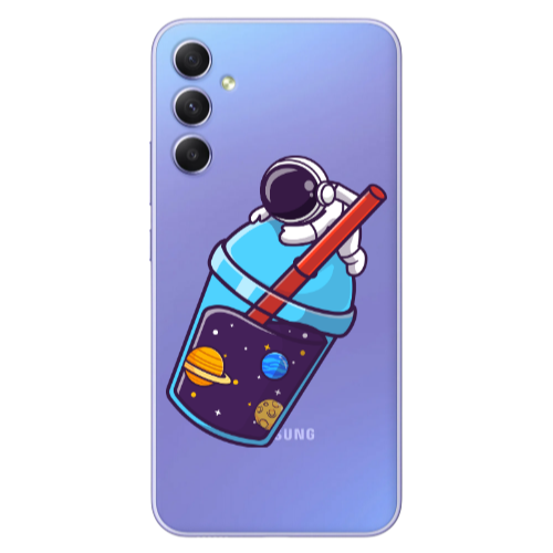 Samsung A16 Longing in space Transparent Silicone TPU Θήκη
