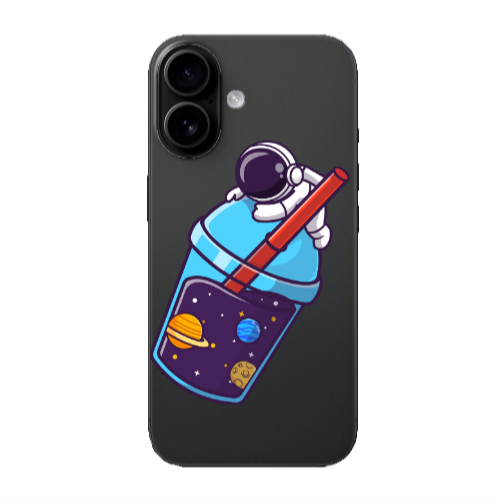 Apple Iphone 16 Longing in space Transparent Silicone TPU Θήκη