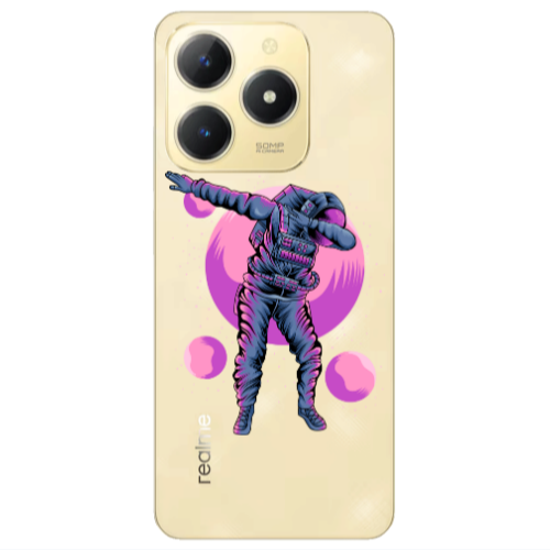 Realme C61 Dance Transparent Silicone TPU Θήκη