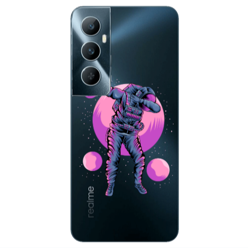 Realme C65 Dance Transparent Silicone TPU Θήκη