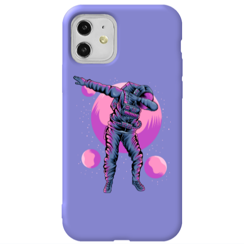 Apple iPhone 11  Dance Purple Colored Silicone TPU Θήκη