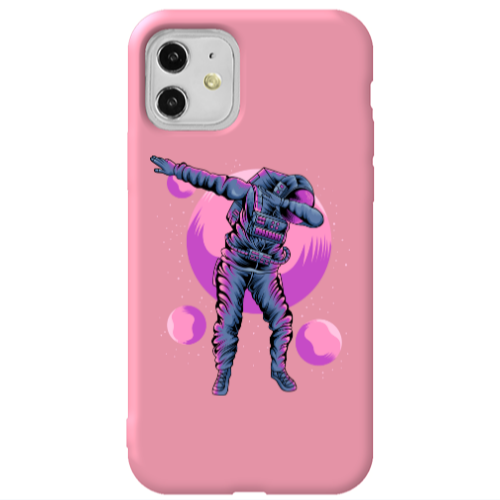 Apple iPhone 11  Dance Pink Colored Silicone TPU Θήκη
