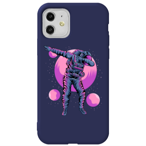 Apple iPhone 11  Dance Dark blue Colored Silicone TPU Θήκη