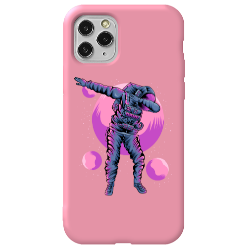 Apple iPhone 11 Pro Dance Pink Colored Silicone TPU Θήκη