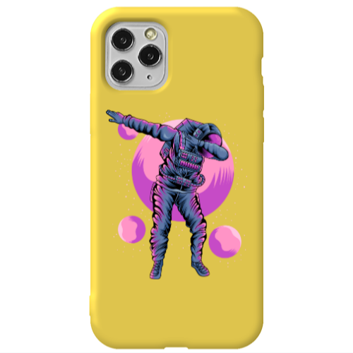 Apple iPhone 11 Pro Dance Yellow Colored Silicone TPU Θήκη