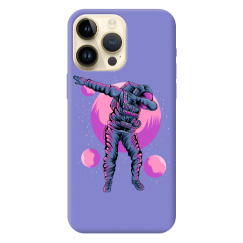 Apple iPhone 13 Pro Max Dance Purple Colored Silicone TPU Θήκη
