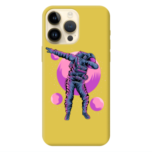 Apple iPhone 13 Pro Max Dance Yellow Colored Silicone TPU Θήκη