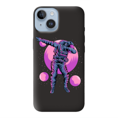 Apple iPhone 14  Dance Black Colored Silicone TPU Θήκη