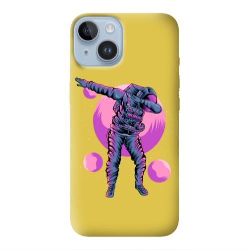 Apple iPhone 14 Plus Dance Yellow Colored Silicone TPU Θήκη