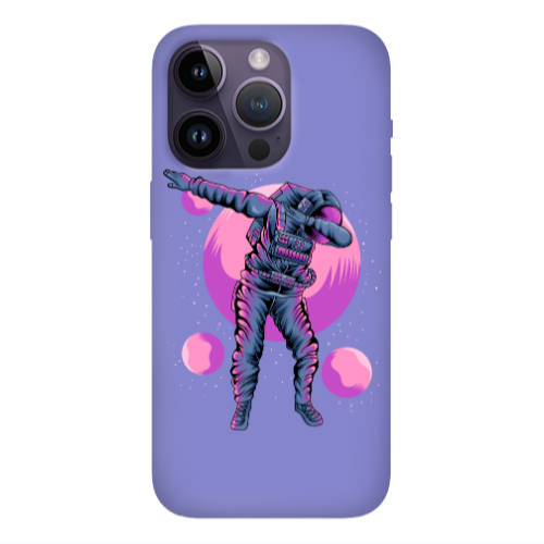 Apple iPhone 14 Pro  Dance Purple Colored Silicone TPU Θήκη