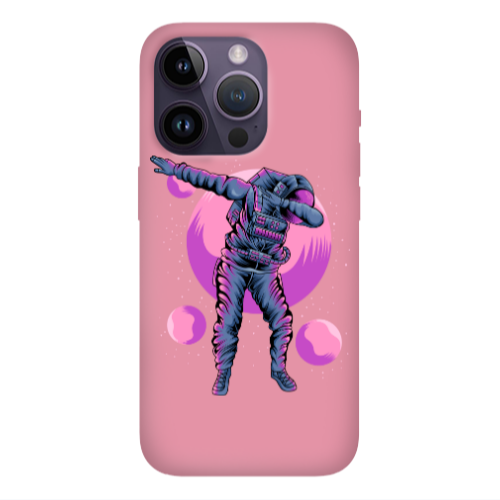 Apple iPhone 14 Pro Max Dance Pink Colored Silicone TPU Θήκη