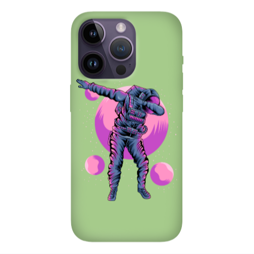 Apple iPhone 14 Pro Max Dance Light Green Colored Silicone TPU Θήκη